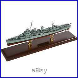 US Navy Fletcher Class Destroyer Desk Top Display Ship 1/192 Boat WW2 ES Model