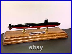 US Navy Los Angeles Class SSN 688 Desk Top Nuclear Submarine Ship 1/1350 Model