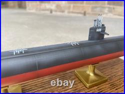 US Navy Los Angeles Class SSN-688 Nuclear Submarine 1/1350 Model Pro Build