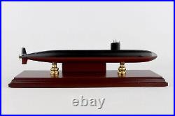 US Navy Los Angeles Class SSN Desk Display Submarine Ship 1/1350 Wood ES Model