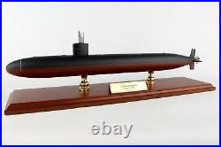 US Navy Los Angeles Class SSN Desk Display Submarine Ship 1/192 Wood ES Model
