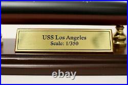 US Navy Los Angeles Class SSN Desk Display Submarine Ship 1/350 Wood ES Model