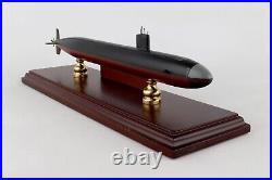 US Navy Los Angeles Class SSN Desk Top Nuclear Submarine Ship 1/1350 ES Model