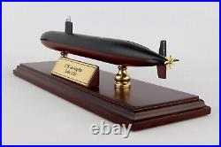 US Navy Los Angeles Class SSN Desk Top Nuclear Submarine Ship 1/1350 ES Model