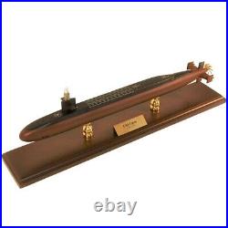 US Navy Ohio Class SSBN Nuclear Desk Display Missile Submarine 1/350 ES Model