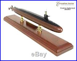 US Navy Ohio Class Submarine Assembled 28 Built Large Wooden Model Ship