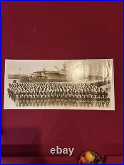 US Navy Photograph of Aircraft Carrier USS Belleau Wood, Crew 1946 RARE