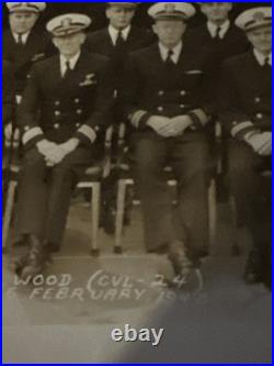 US Navy Photograph of Aircraft Carrier USS Belleau Wood, Crew 1946 RARE