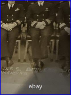 US Navy Photograph of Aircraft Carrier USS Belleau Wood, Crew 1946 RARE