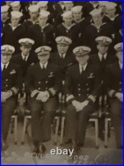 US Navy Photograph of Aircraft Carrier USS Belleau Wood, Crew 1946 RARE