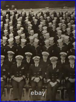 US Navy Photograph of Aircraft Carrier USS Belleau Wood, Crew 1946 RARE