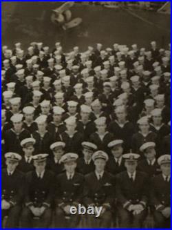 US Navy Photograph of Aircraft Carrier USS Belleau Wood, Crew 1946 RARE