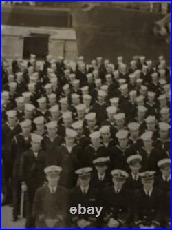 US Navy Photograph of Aircraft Carrier USS Belleau Wood, Crew 1946 RARE