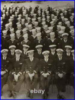 US Navy Photograph of Aircraft Carrier USS Belleau Wood, Crew 1946 RARE