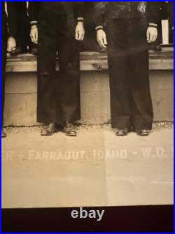 US Navy Photograph of Crew 1944 Us Naval Training Center, Idaho Hudspeth? WW2