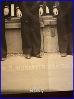 US Navy Photograph of Crew 1944 Us Naval Training Center, Idaho Hudspeth? WW2