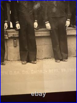 US Navy Photograph of Crew 1944 Us Naval Training Center, Idaho Hudspeth? WW2