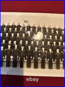US Navy Photograph of Crew 1944 Us Naval Training Center, Idaho Hudspeth? WW2