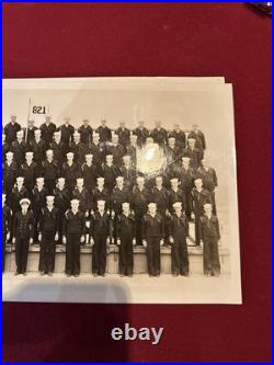 US Navy Photograph of Crew 1944 Us Naval Training Center, Idaho Hudspeth? WW2