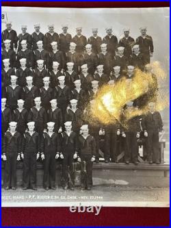 US Navy Photograph of sailors 1944 US Naval Training Center, Idaho PF Keifer? WW