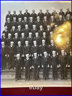 US Navy Photograph of sailors 1944 US Naval Training Center, Idaho PF Keifer? WW