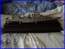 US Navy, SUPER HEAVY, very detailed, DESK SHOWPIECE. Battleship Ship Boat Model