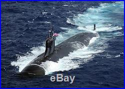 US Navy Seawolf Class SSN Desk Display Submarine Sub Boat 1/350 ES Ship Model