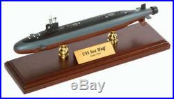 US Navy Seawolf Class SSN Desk Top Display Submarine Sub Boat 1/350 ES Model