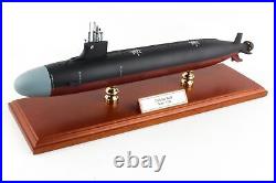 US Navy Seawolf Class SSN Nuclear Desk Top Display Submarine Ship 1/192 ES Model