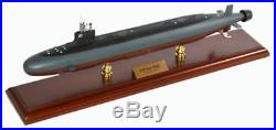 US Navy Seawolf Class Submarine MBSSC1 Built 21 Wooden Model Ship Assembled