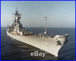 US Navy USN Battleship USS IOWA (BB 61) 8X12 Photograph
