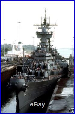 US Navy USN Battleship USS NEW JERSEY (BB 62) enters Panama Canal 8X12 Photo