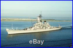 US Navy USN Battleship USS WISCONSIN (BB-64) 8X12 Photograph