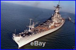 US Navy USN Battleship USS WISCONSIN (BB-64)8X12 Photograph