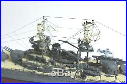 US Navy USS Arizona BB-39 Desk Display Battleship Ship 20.25 Boat Wood Model