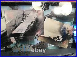 US Navy USS Franklin Aircraft Carrier 30 Wood Desktop Model Ship Assembled