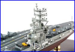 US Navy USS George HW Bush CVN-77 Desk Top 1/700 Aircraft Carrier Ship ES Model