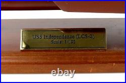 US Navy USS Independence LCS-2 Littoral Combat Ship Desk Display 1/120 ES Model