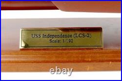 US Navy USS Independence LCS-2 Littoral Combat Ship Desk Display 1/192 ES Model