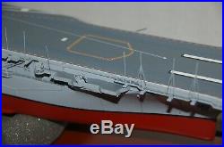 US Navy USS Intrepid Aircraft Carrier CV-11 1/350 Scale Wood Desktop Model Ship