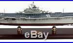 US Navy USS Intrepid CV-11 Desk Top Display 1/350 Aircraft Carrier Ship ES Model