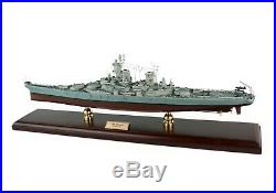 US Navy USS Missouri BB-63 Desk Top Display 1/350 WWII Battleship Ship ES Model