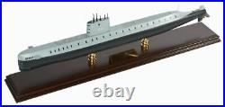 US Navy USS Nautilus SSN-571 Desk Display Nuclear Submarine Ship 1/150 ES Model