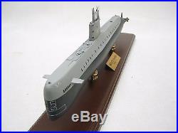 US Navy USS Nautilus SSN 571 Desk Display Submarine Sub Ship 1/192 Boat ES Model