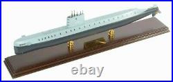 US Navy USS Nautilus SSN-571 Desk Top Display Submarine Ship 1/150 Wood ES Model
