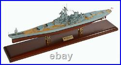 US Navy USS New Jersey BB-62 Desk Display 1/350 WWII Battleship Ship ES Model