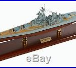 US Navy USS New Jersey BB-62 Desk Top Display 1/350 WWII Battleship Ship Model