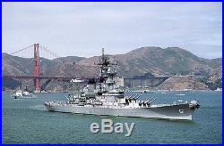 US Navy USS New Jersey BB-62 Desk Top Display 1/350 WWII Battleship Ship Model
