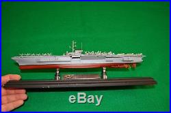 US Navy USS Roosevelt CV-42 Professional Wood Carrier Model