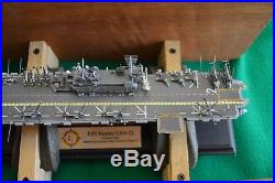 US Navy USS Saipan LHA-2 Professional Wood Carrier Model 1/750 12 Inch